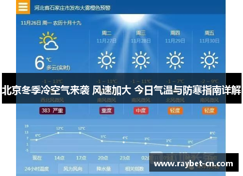 北京冬季冷空气来袭 风速加大 今日气温与防寒指南详解